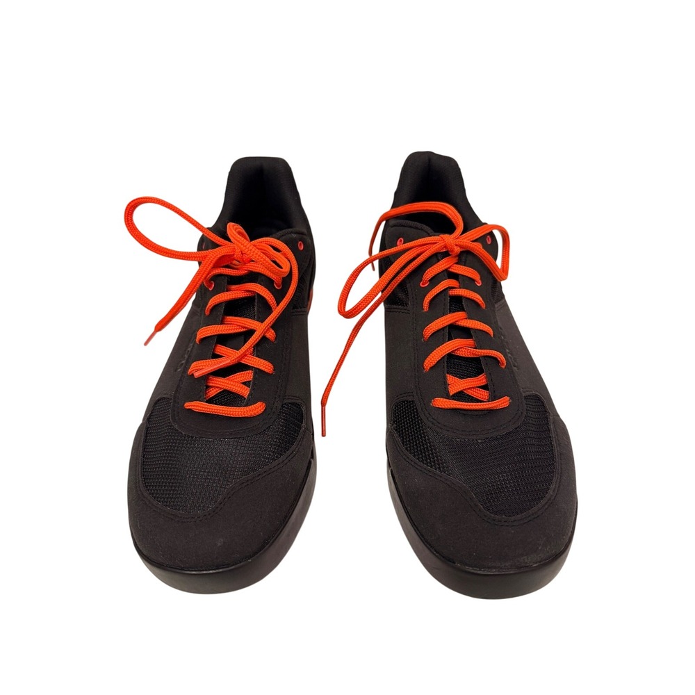 Giro Black Orange Lace Cycling Bike Shoes Men's Size 46‎ Vibram Sole